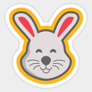 Happy Bunny Sticker